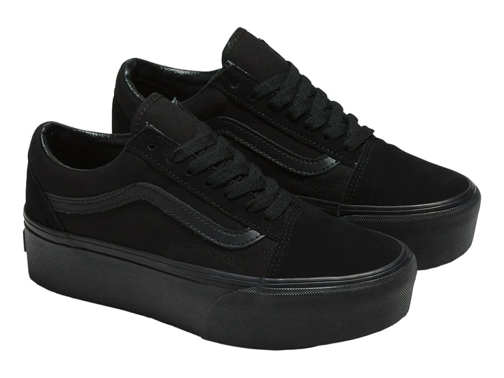 Tenis Vans Old Skool Stackform Negros para Mujer
