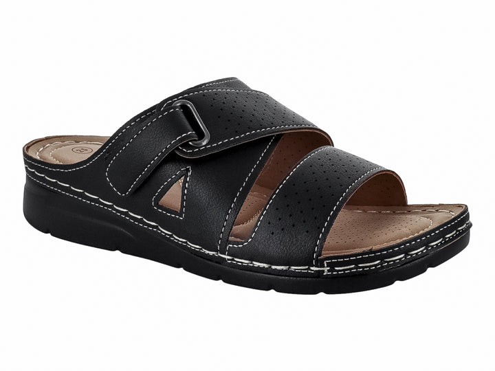 Sandalias Comfort Fit Negro para Mujer