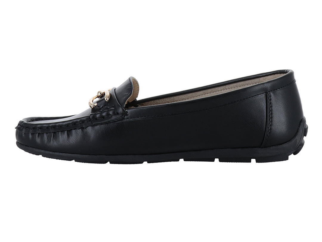 Zapatos Mocasines Comfort Fit Negros para Mujer