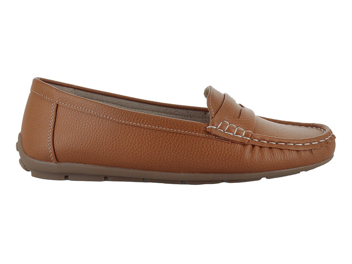 Mocasines Comfort Fit Color Camel para Mujer