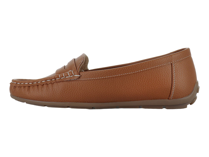 Mocasines Comfort Fit Color Camel para Mujer