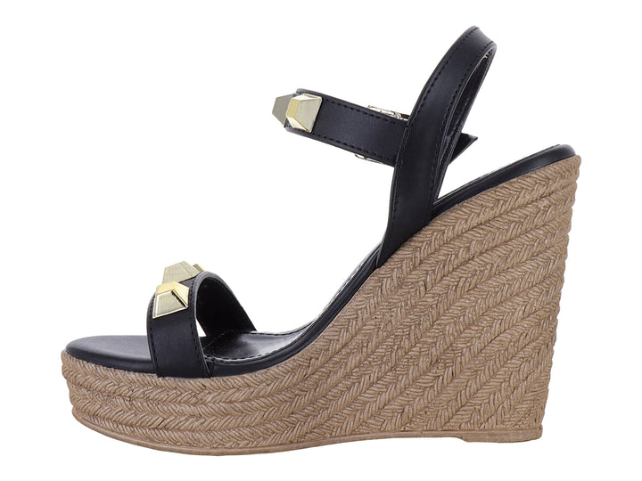 Sandalias Senties de Ternera Negro