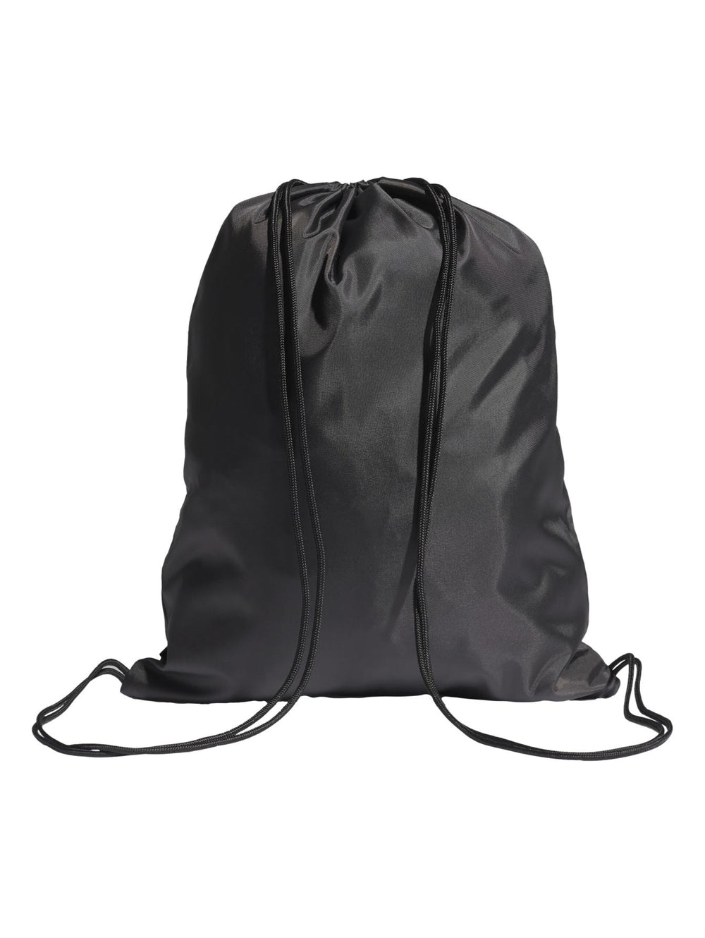 Mochila deportiva Adidas Linear Gymsack en color negro con logotipo blanco en la parte inferior.
