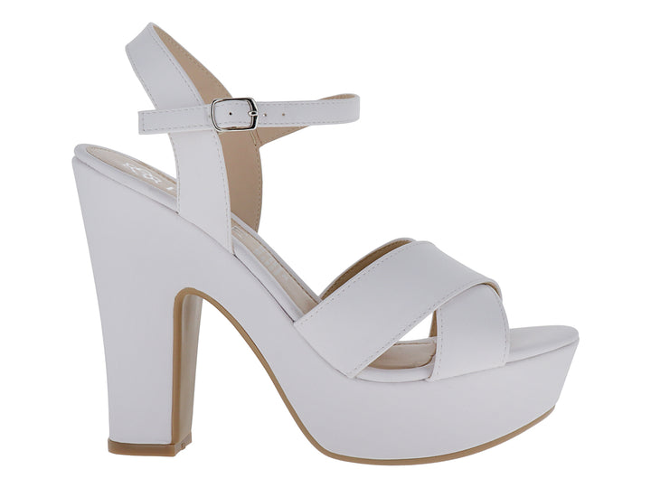 Sandalias Roze Blanco de Plataforma para Mujer