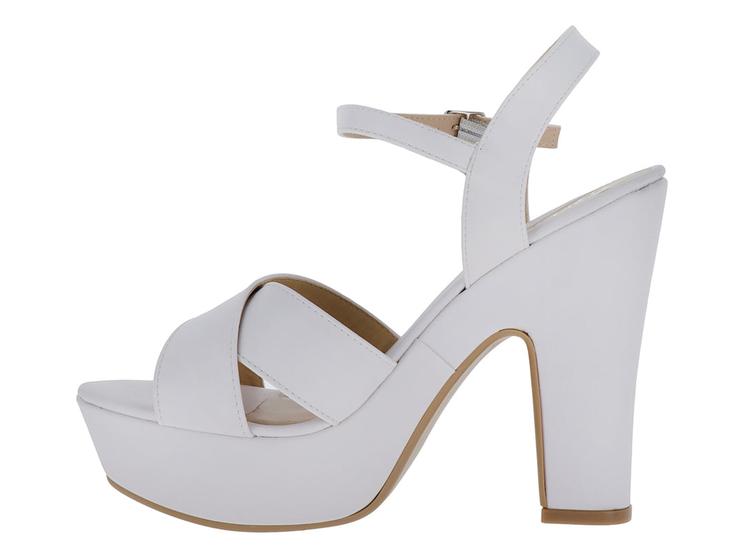 Sandalias Roze Blanco de Plataforma para Mujer