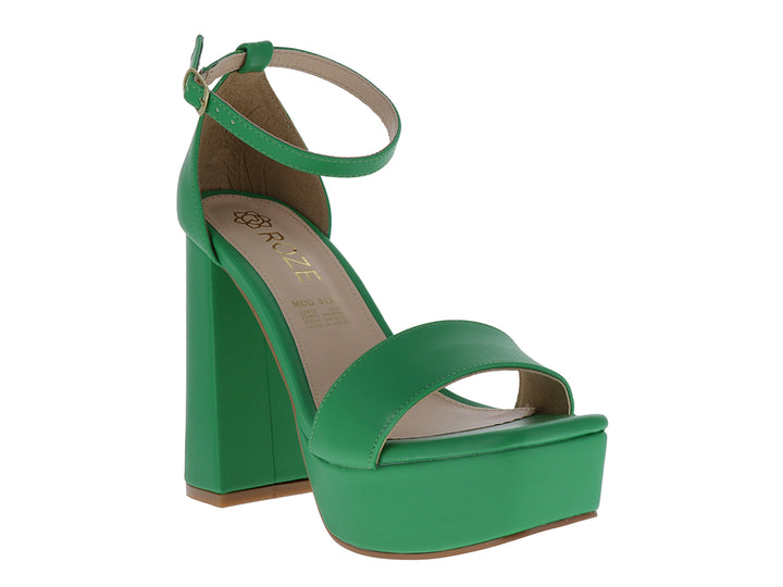 Sandalias de Plataforma ROZE Verde Grecia para Mujer