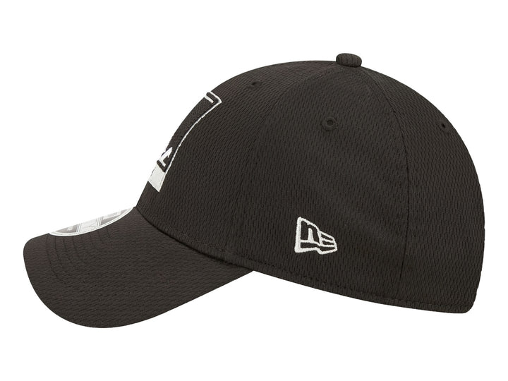 Gorra de béisbol New Era color negro con logo bordado de White Sox en blanco en el frente.