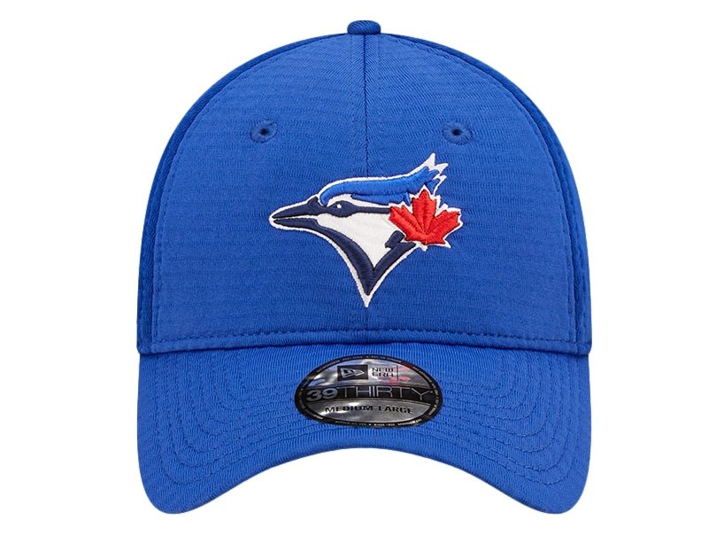 Gorra de béisbol New Era color azul con logotipo bordado de los Toronto Blue Jays en el frente.