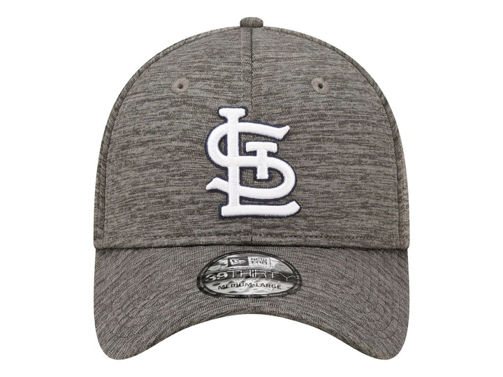 Gorra de béisbol New Era color gris jaspeado con logotipo bordado de St. Louis Cardinals.
