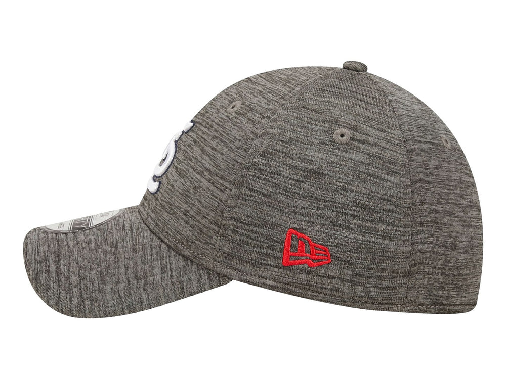 Gorra de béisbol New Era color gris jaspeado con logotipo bordado de St. Louis Cardinals.