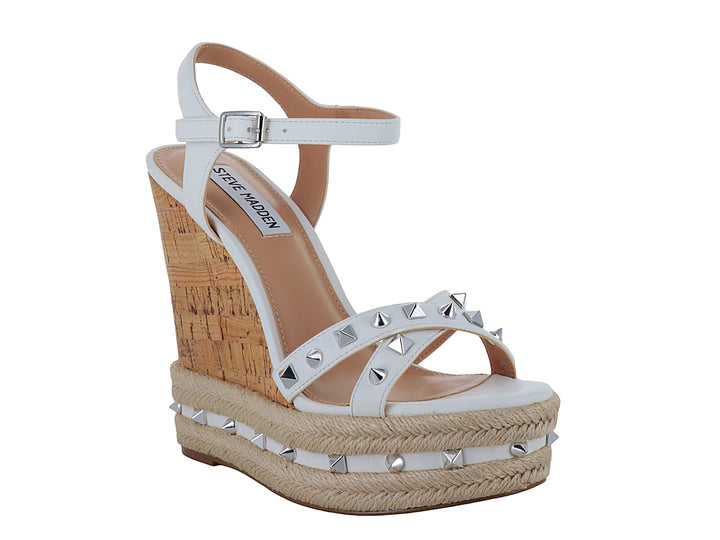 Sandalias Plataforma Steve Madden Blancas para Mujer