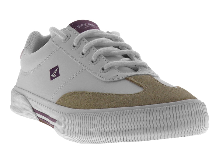 Tenis Sperry Blanco con Morado para Mujer