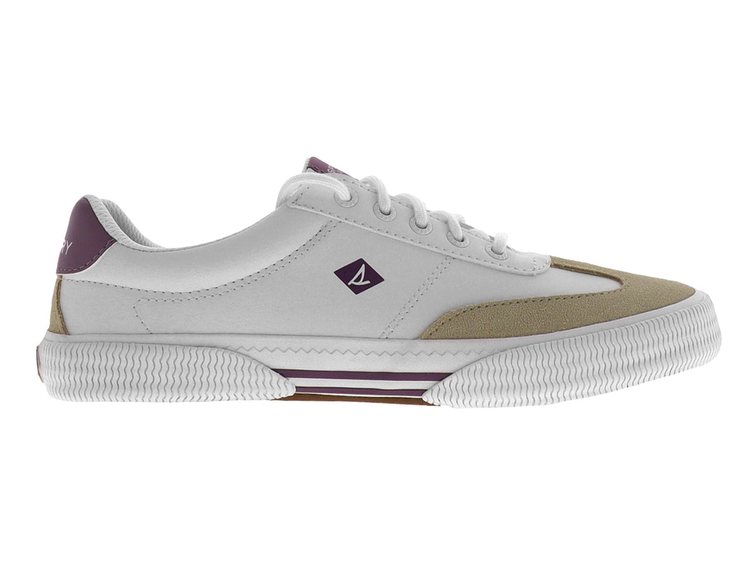 Tenis Sperry Blanco con Morado para Mujer