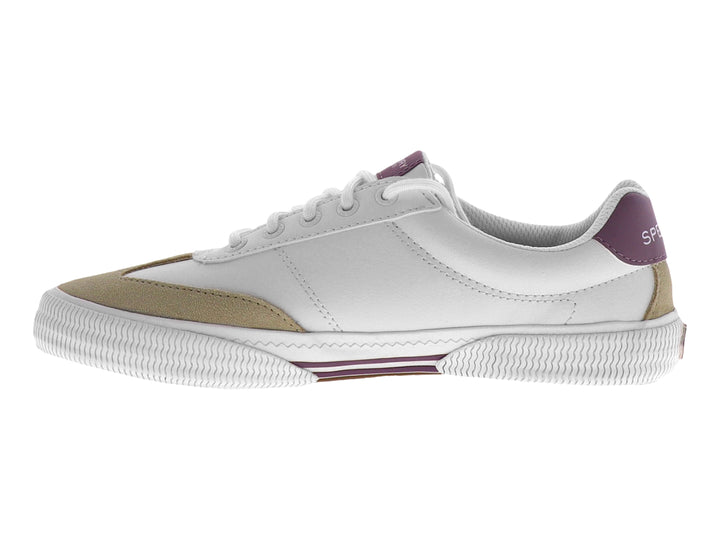 Tenis Sperry Blanco con Morado para Mujer