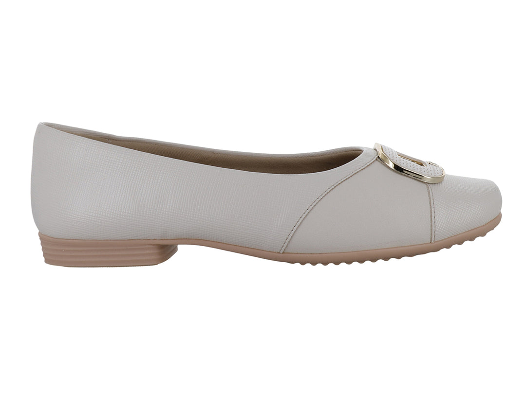 Zapatos Planos Piccadilly Off White para Mujer
