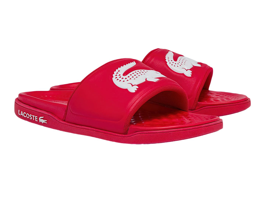Sandalias Lacoste Croco Dialiste Rojo para Hombre