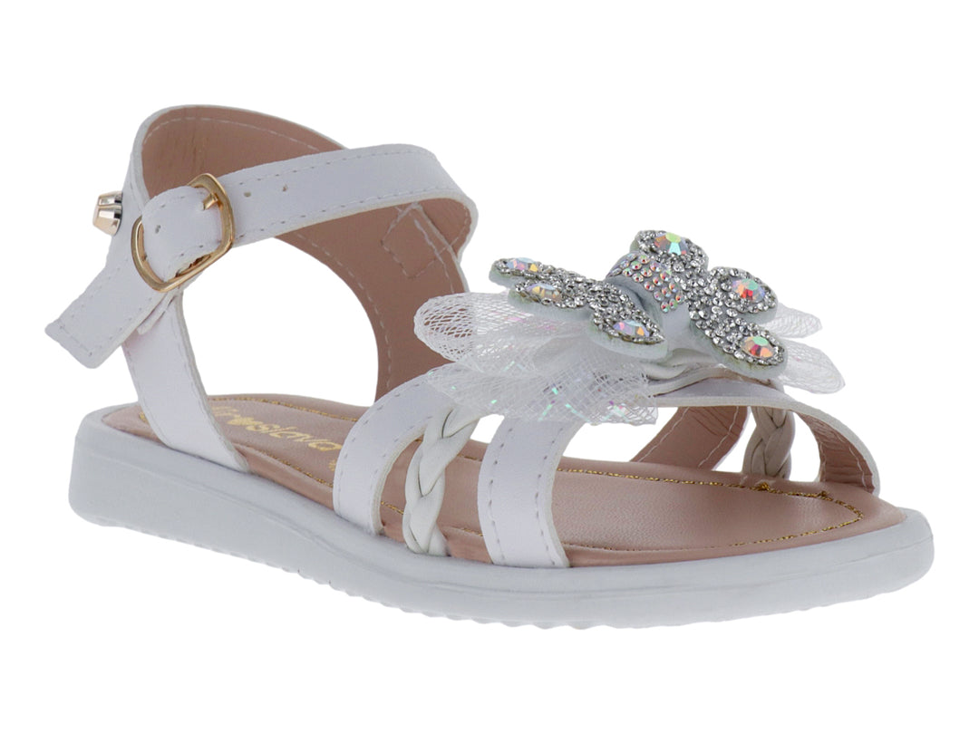 Sandalias Miroslava Blancas para Niña