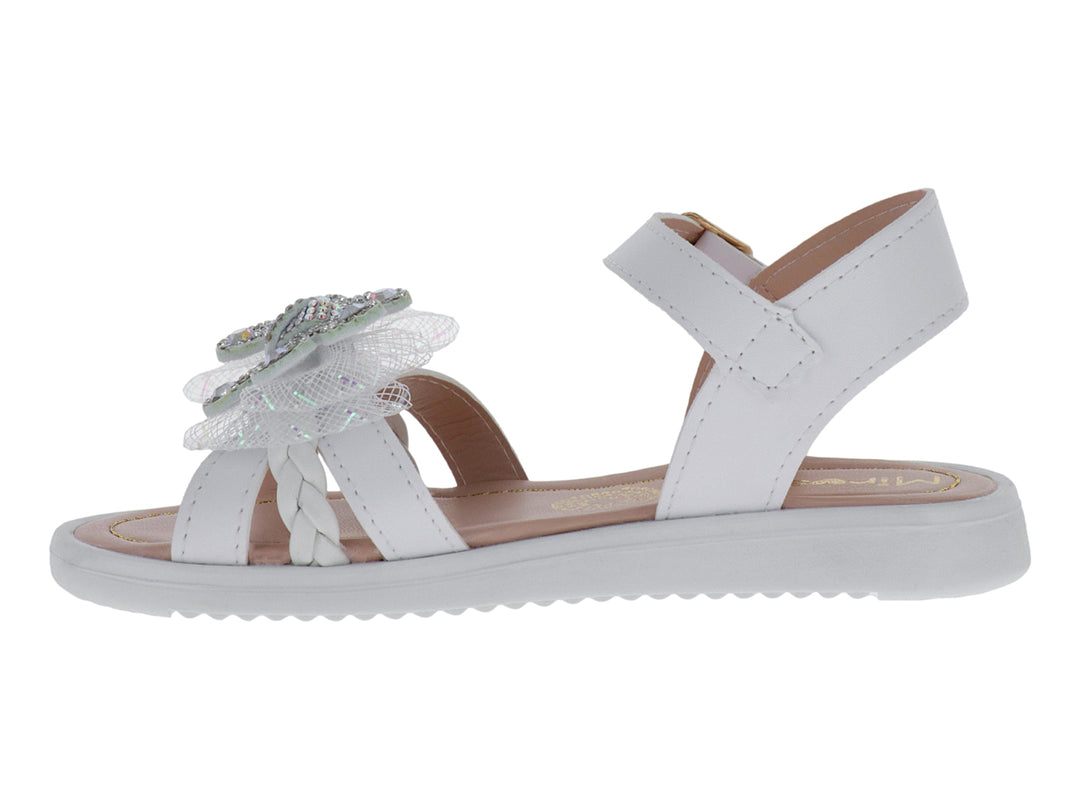 Sandalias Miroslava Blancas para Niña