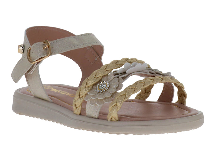 Sandalias Miroslava Oro para Niña
