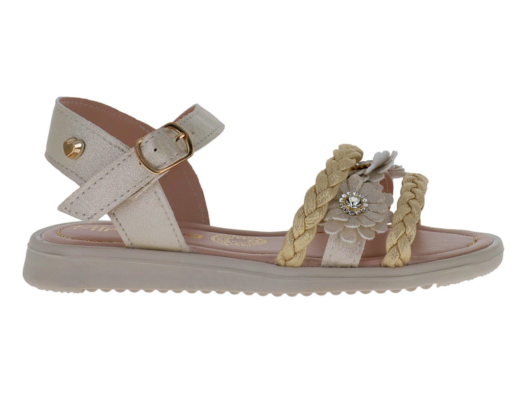 Sandalias Miroslava Oro para Niña