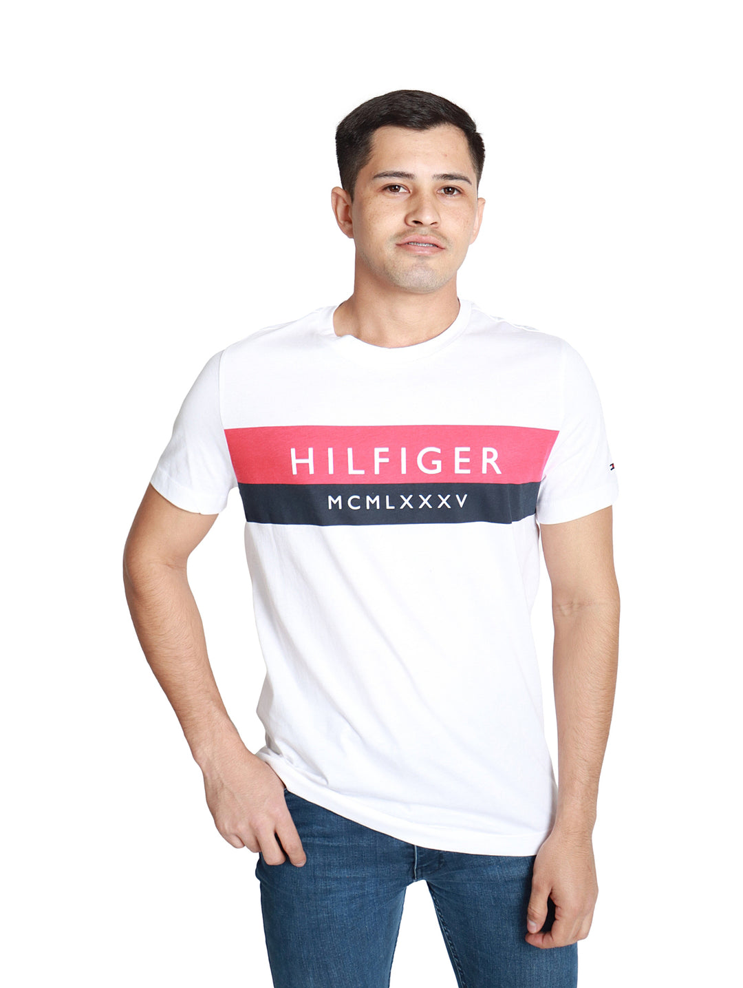 Playera Tommy Hilfiger Blanco para Hombre