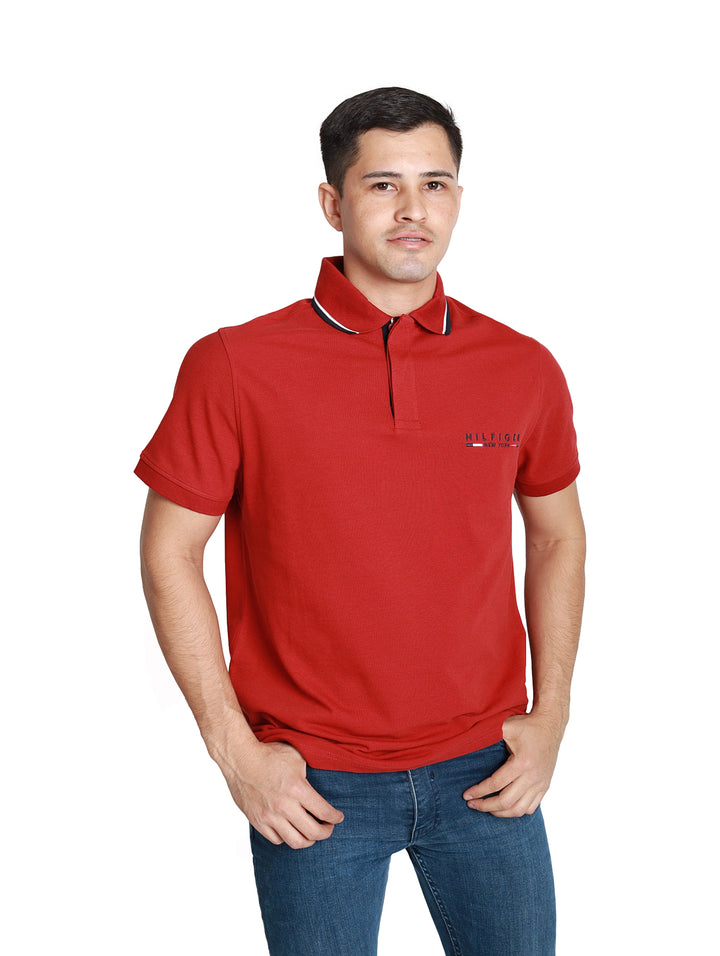 Playera Polo Tommy Hilfiger Rojo para Hombre