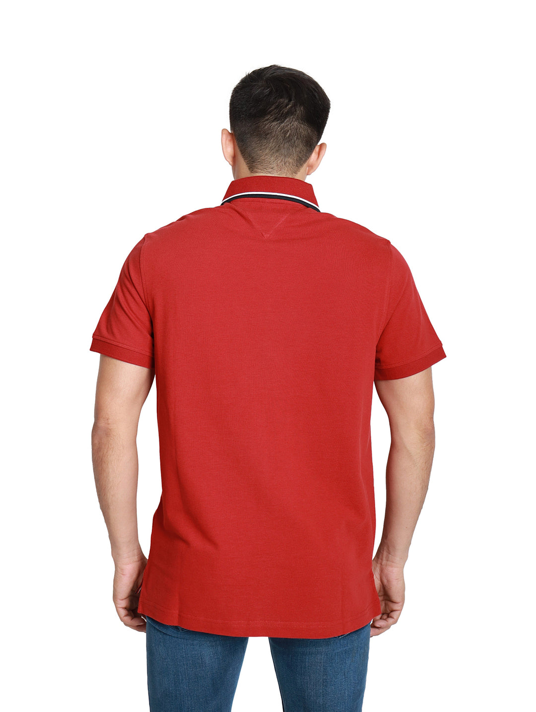 Playera Polo Tommy Hilfiger Rojo para Hombre