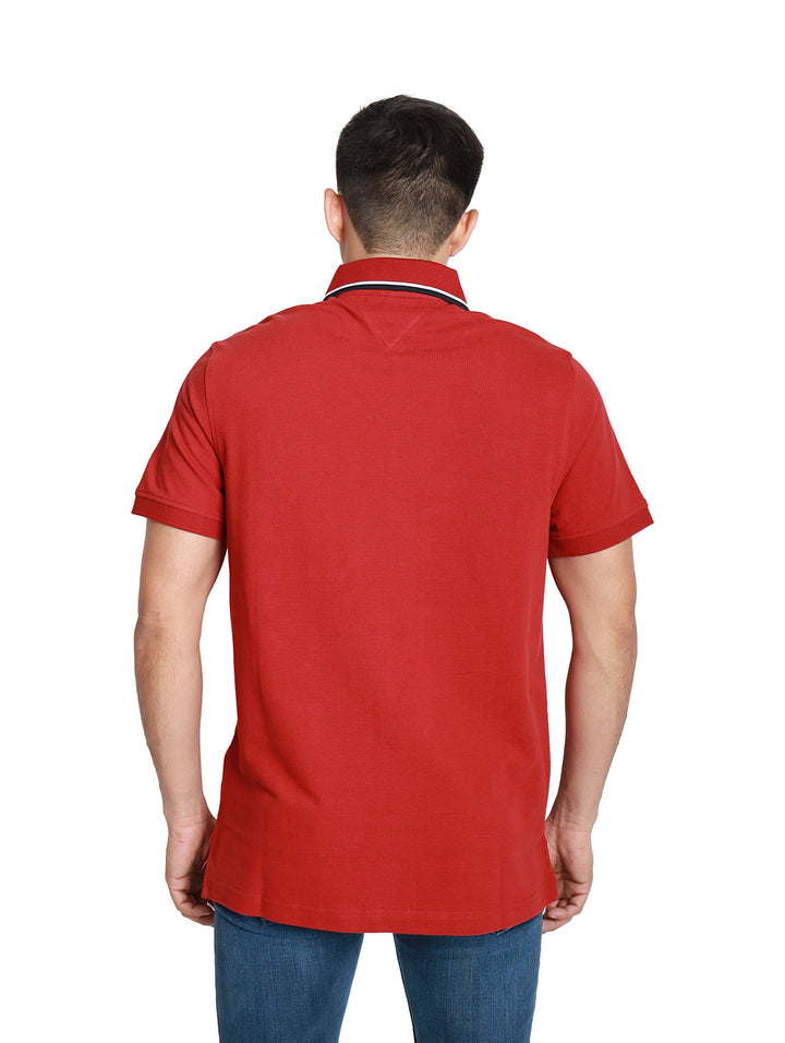 Playera Polo Tommy Hilfiger Rojo para Hombre