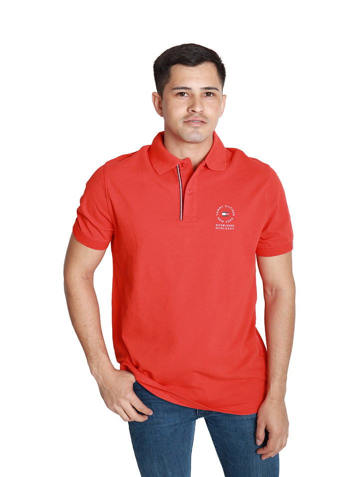 Playera Polo Tommy Hilfiger Rojo para Hombre