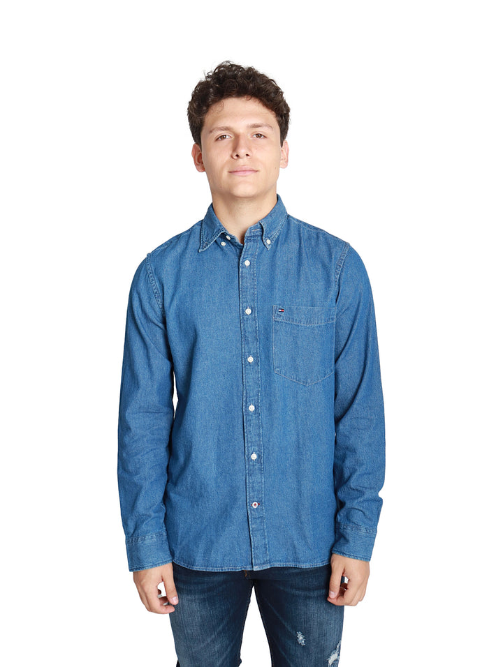 Camisa Tommy Hilfiger Indigo Classic Denim para Hombre