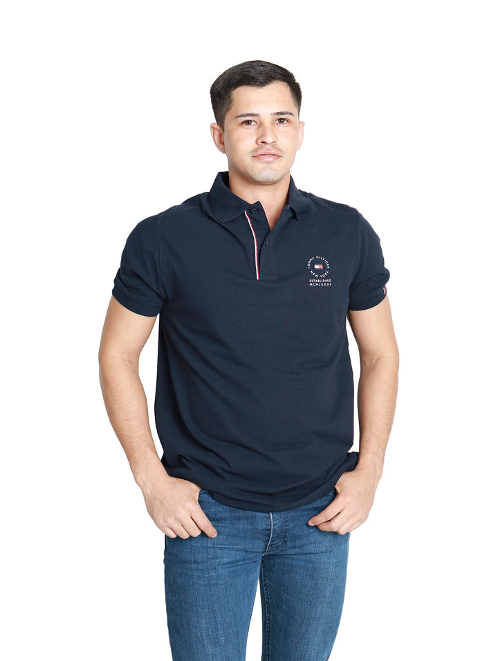 Playera Polo Tommy Hilfiger Azul Marino para Hombre