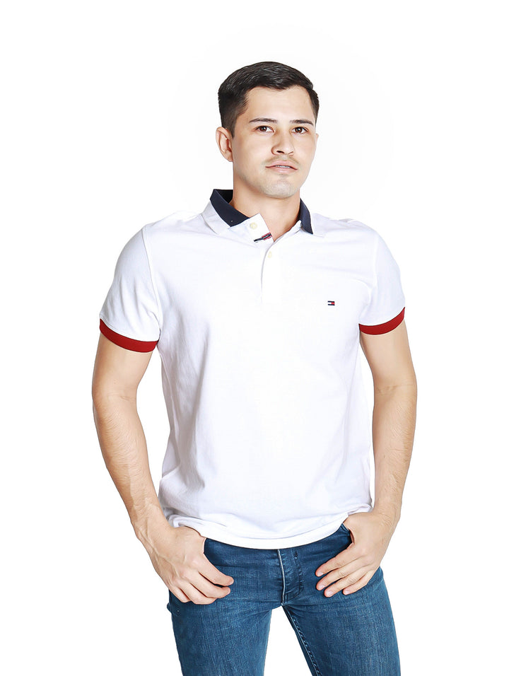 Playera Polo Tommy Hilfiger Blanco para Hombre