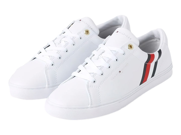 Tenis Tommy Hilfiger Side Stripe Blanco para Mujer