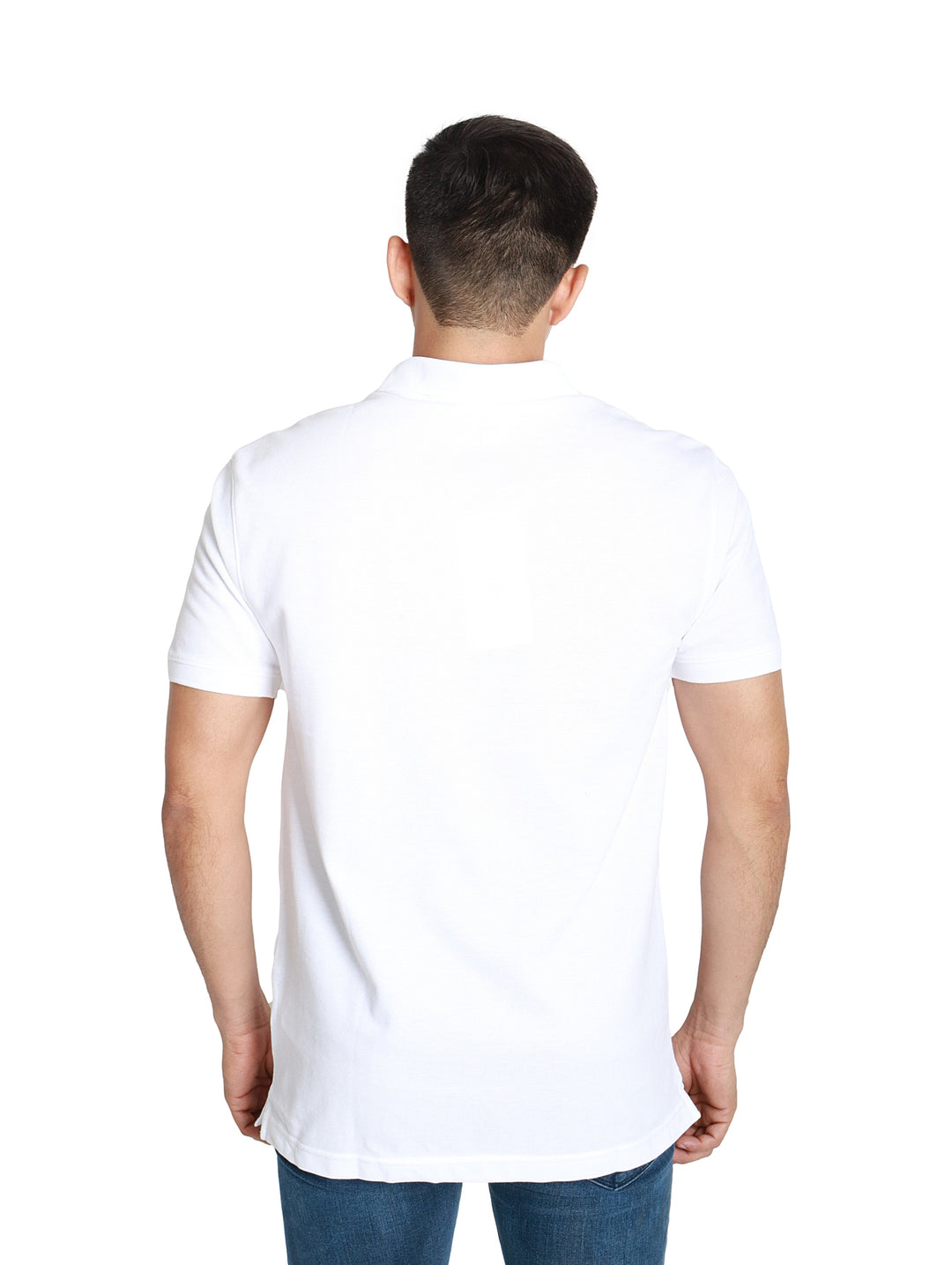 Playera Polo Calvin Klein Blanco para Hombre