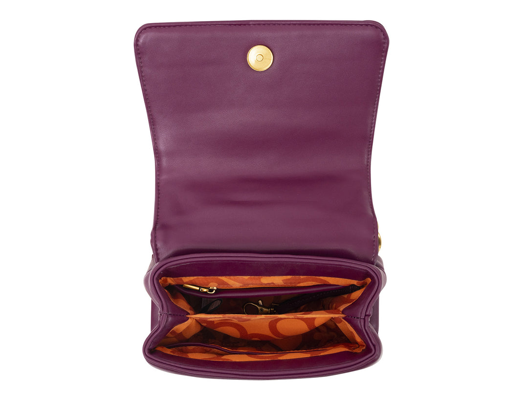 Bolsa de Hombro Jaime Ibiza Morado para Mujer