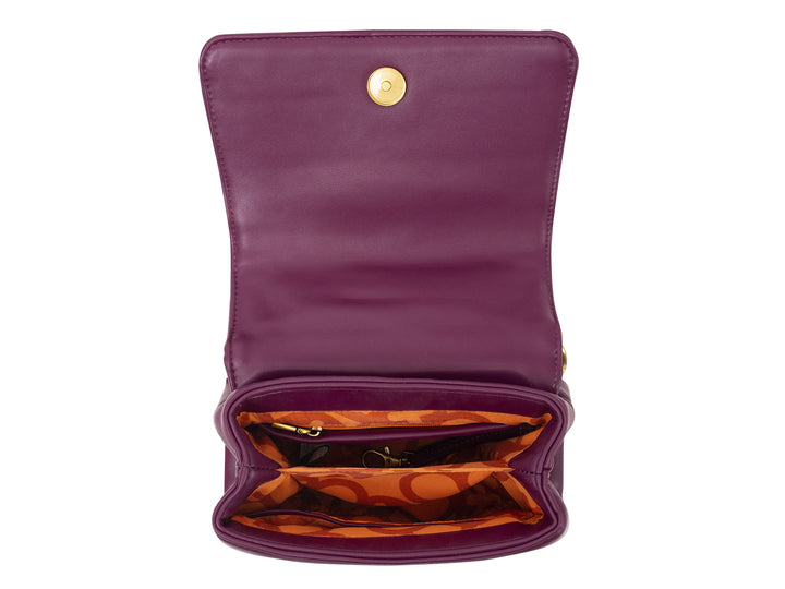 Bolsa de Hombro Jaime Ibiza Morado para Mujer