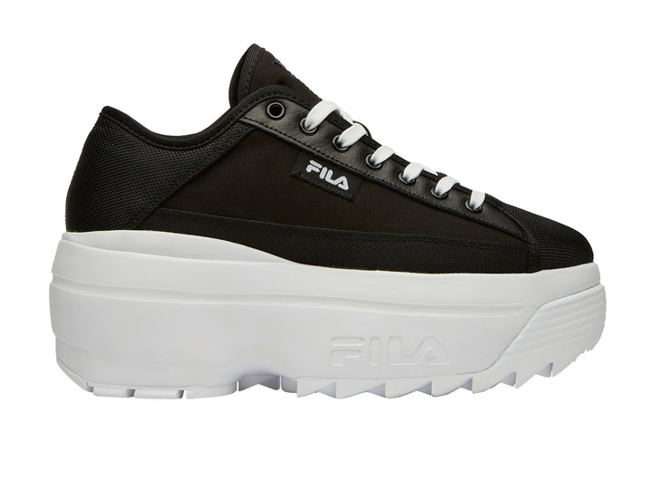 Tenis Fila Zora Trail Low Negro y Blanco para Mujer