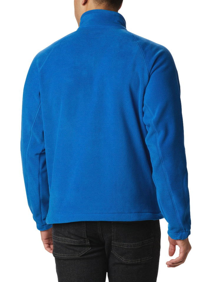 Sudadera Columbia Fast Trek II de cierre completo en color azul brillante.