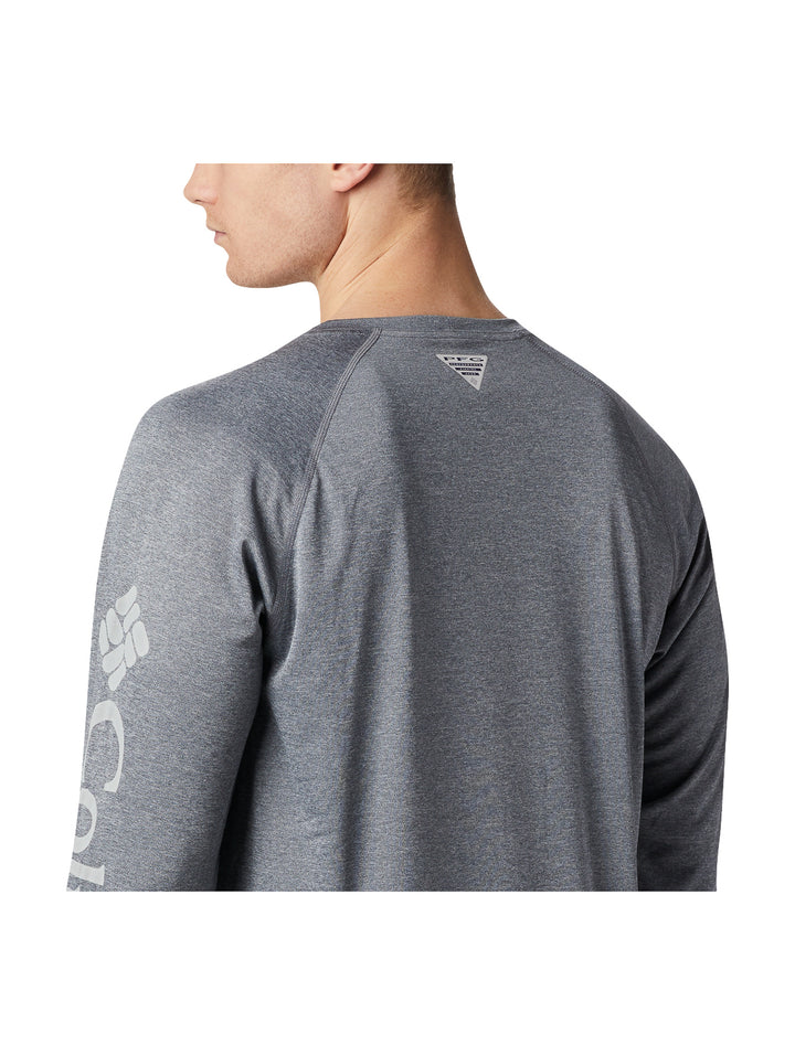 Playera Columbia Terminal Tackle Manga Larga Gris para Hombre