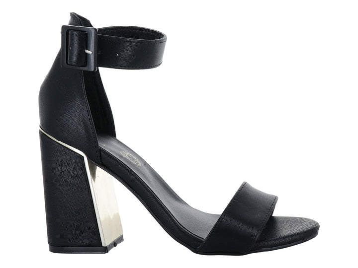 Sandalias Luna Rosa Negro para Mujer
