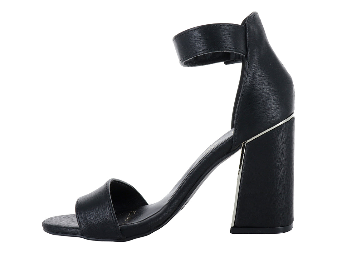 Sandalias Luna Rosa Negro para Mujer