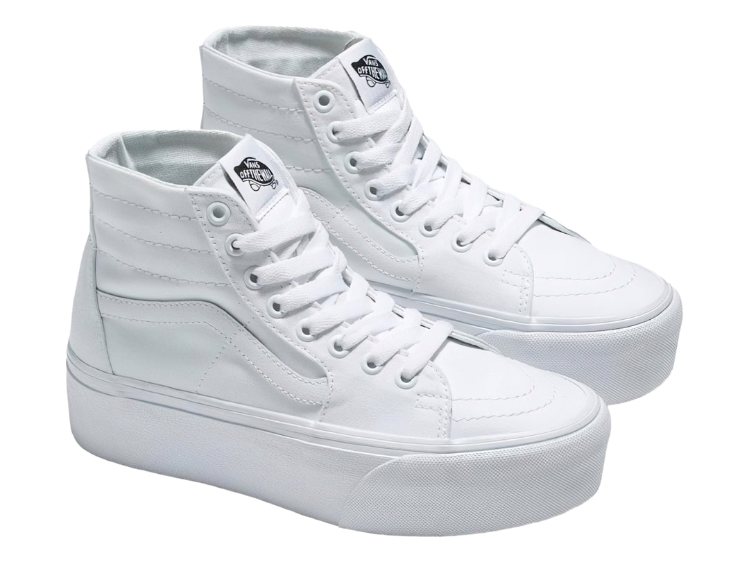 Tenis Vans Sk8 Hi Tapered Stackform Blancos para Mujer