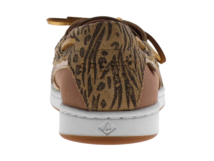 Mocasines Sperry Tan Animal Print para Mujer