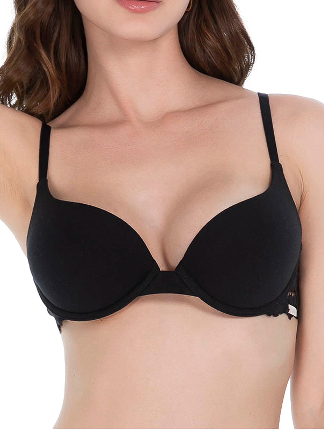 Sujetador color negro para mujer de la marca Skiny.