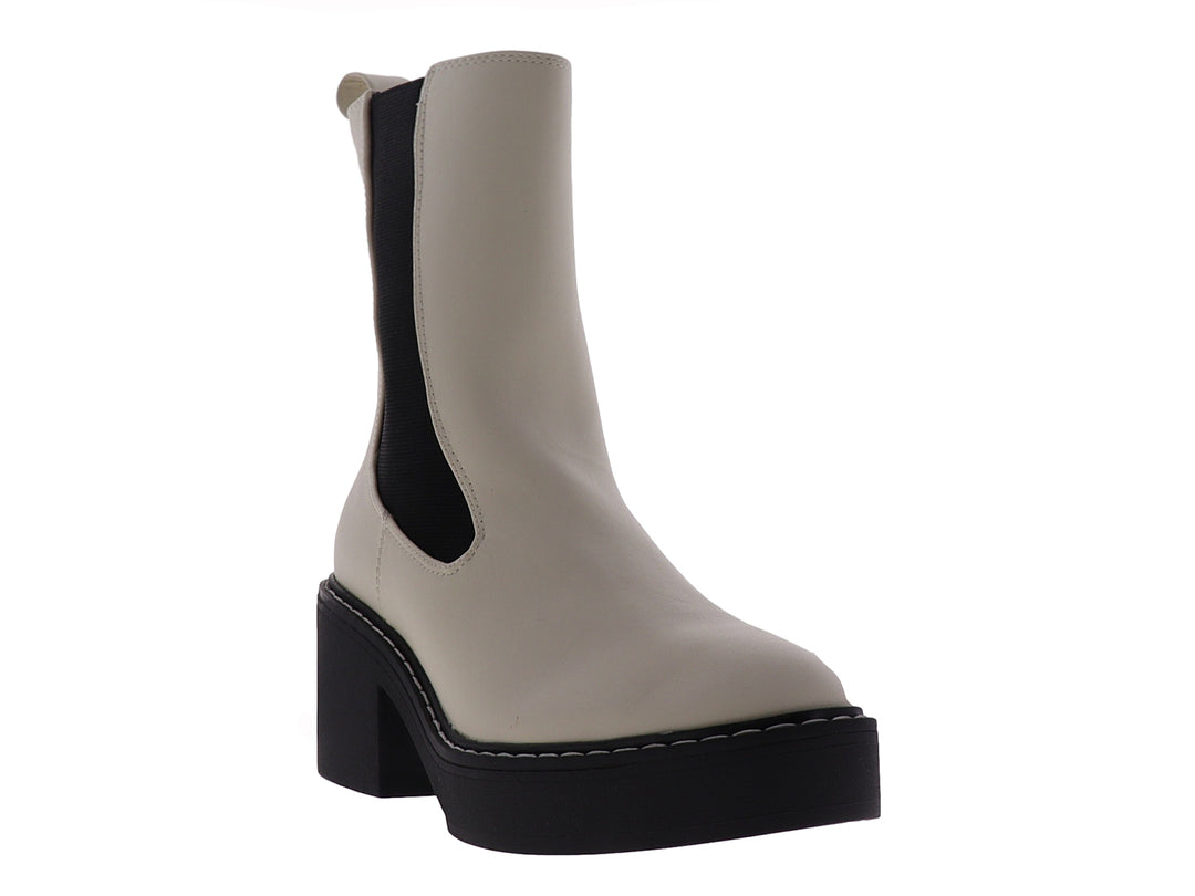Botines Chelsea Nine West Color Marfil para Mujer