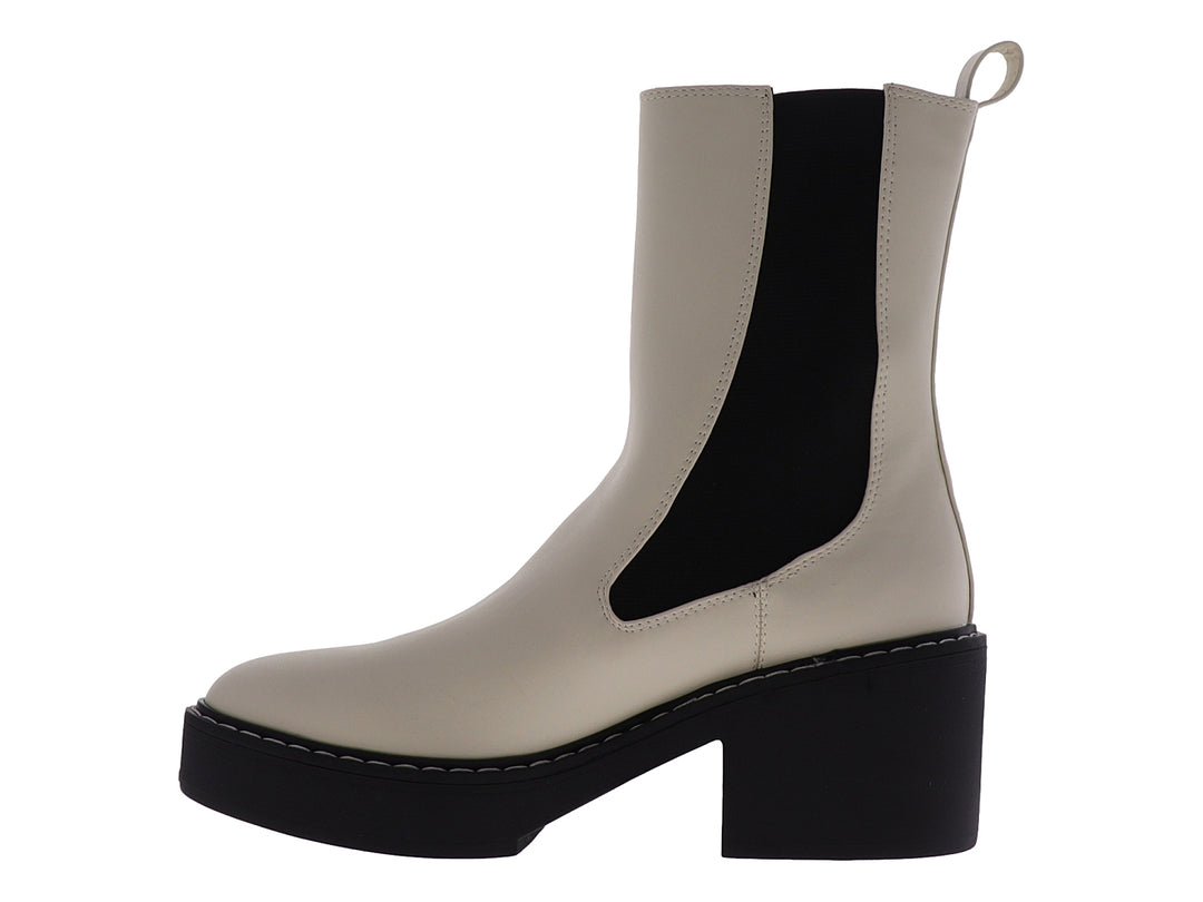 Botines Chelsea Nine West Color Marfil para Mujer
