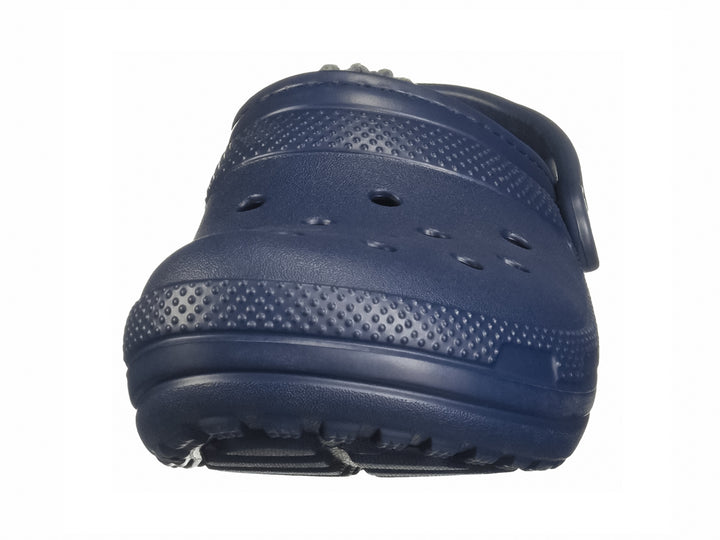 Zuecos Crocs Classic Fuzz-Lined Azul Marino y Gris para Hombre