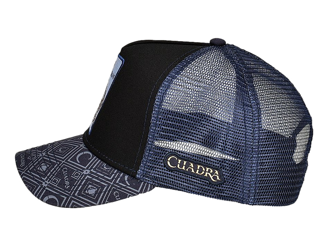Gorra Cuadra Azul Caimán