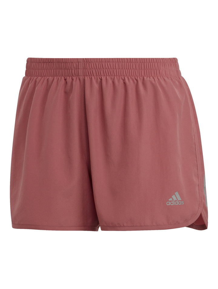 Pantalones cortos deportivos Adidas en color rojo wonder red para mujer.