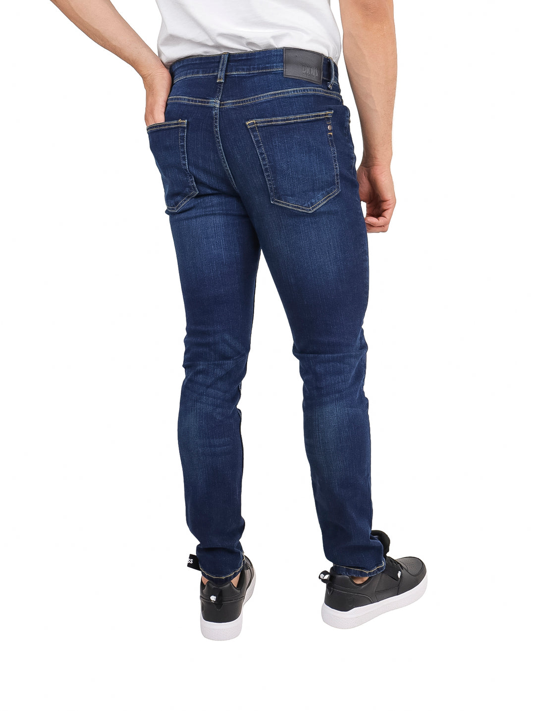 Pantalones DKNY Mercer Destruction Skinny Fit Azul para Hombre